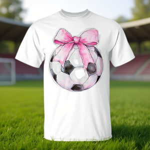 Camiseta de Fútbol para Niñas con Lazo Rosa y Cinta Delicada - Product Image 3