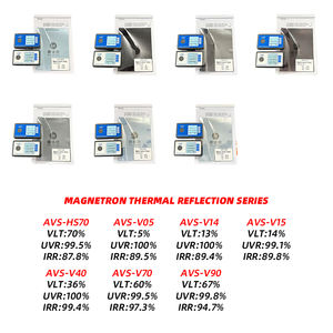 Película de aislamiento térmico de pulverización catódica de magnetrón de alto rendimiento autoadhesiva Anti-ultravioleta <span class=keywords><strong>pegatina</strong></span> de vidrio para <span class=keywords><strong>coche</strong></span> <span class=keywords><strong>parasol</strong></span> ventana - Product Image 6