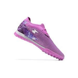 Botines de Fútbol de Corte Bajo MD Phanto Gripknit Pupillos de Fútbol Morados Transpirables para Terreno Firme Primavera Verano Otoño - Product Image 4