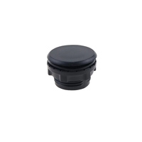 Bouchon de trou de vis JIAF 16mm-30mm en plastique, gris foncé, étanche, pour usage automobile