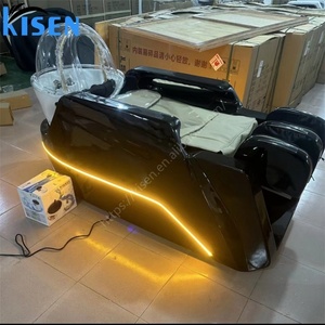 KISEN Nouveau Design Fauteuil de Lavage Capillaire à Circulation d'Eau pour Salon de Coiffure, Lit de Shampoing Électrique pour Traitement Thaïlandais de la Tête - Product Image 2