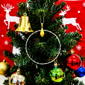 Ornamen pohon Natal kristal, ornamen gantung kaca kristal bulat untuk dekorasi pesta rumah liburan - Product Image 4