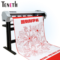 Máquina de Corte de Papel de Alta Precisión Teneth TK-1350 con Práctico Panel de Control Plegable/Plotter de Corte de Vinilo Compatible con