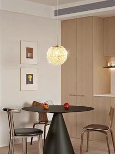 Романтическая прикроватная люстра с регулируемым подвесом в виде хрустального шара для спальни - Product Image 6