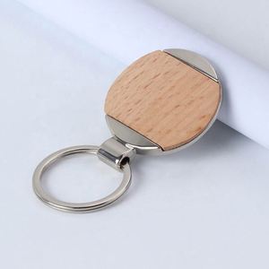 Porte-clés en bois promotionnels avec impression UV et gravure laser, porte-clés souvenir, cadeaux promotionnels, anneaux porte-clés - Product Image 4