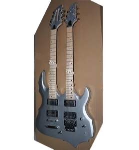 Weifang Rebon Doppio collo di colore argento <span class=keywords><strong>chitarra</strong></span> elettrica - Product Image 2