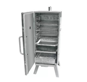 Four à fumée en acier inoxydable Fumoir commercial Gaz Machine à fumer la viande de poisson - Product Image 3
