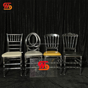 SMOOTH Factory Price Crystal Transparent <b>Clear</b> Acrylic Plastic Resin <b>Chair</b> Detachable <b>Chair</b> For Wedding - Product Image 6