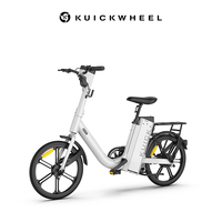 Nouveau modèle 2026 en promotion : Vélo électrique Kuickwheel SE200 sans balais pour la location, roue de 20 pouces, batterie lithium 36V 13Ah, moteur moyeu arrière 500W avec frein à tambour