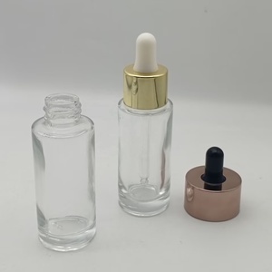 Venta caliente marca <span class=keywords><strong>Yunbo</strong></span> 1,5 oz 50 ml botella cuentagotas de vidrio transparente para aceites esenciales colonias Perfumes y lociones serigrafiadas - Product Image 3
