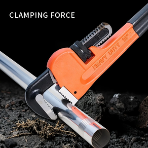 Ensemble <span class=keywords><strong>de</strong></span> clés à tuyau robustes <span class=keywords><strong>de</strong></span> 14 pouces à tête en acier Durable poignées souples sac <span class=keywords><strong>de</strong></span> <span class=keywords><strong>rangement</strong></span> d'entretien <span class=keywords><strong>de</strong></span> <span class=keywords><strong>plomberie</strong></span> réglable boîte OEM - Product Image 3