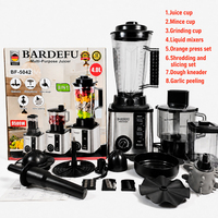 Mixeur multifonctionnel professionnel 8 en 1 pour jus et smoothies, moteur puissant pour usage domestique et hôtelier, robot culinaire puissant