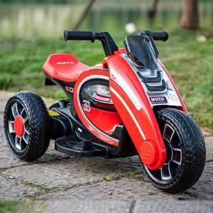儿童电动运动斩波器乘坐玩具车儿童电池摩托车3辆EVA车轮塑料摩托车待售6v * 4.5ah * 2 11公斤