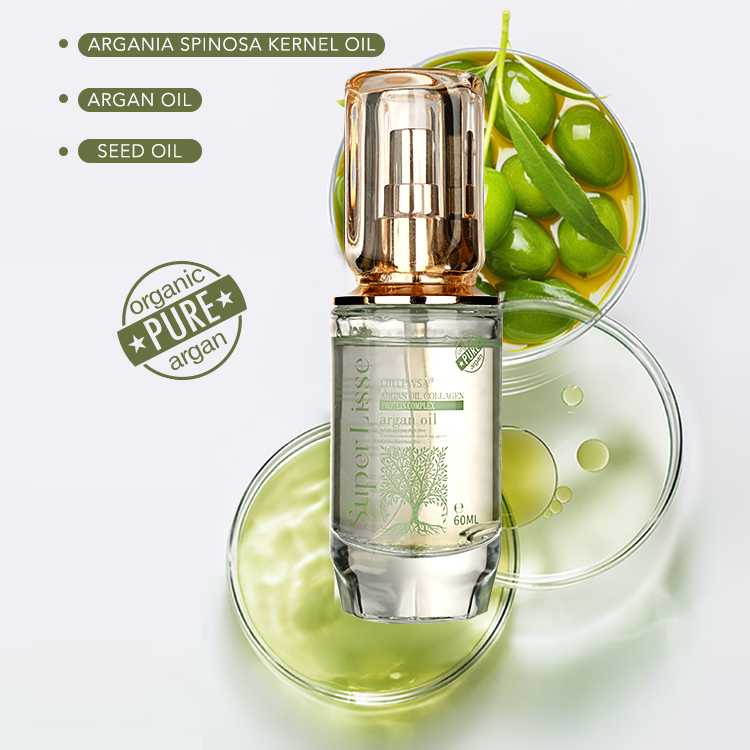 Супер Lisse веганских материалов натуральных растений органических Уход за волосами уменьшает перхоти увлажняющий частная Этикетка Масло для волос