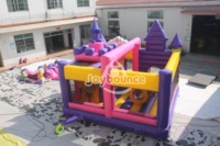 Château gonflable d'extérieur très populaire pour jeux de jardin, maison de rebond gonflable commerciale pour enfants