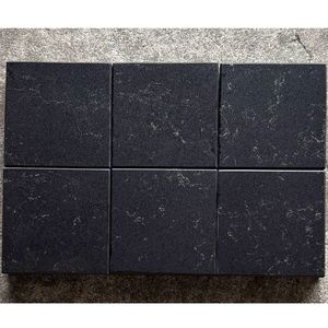 Durable Stain Resistant Black Quartz <b>Stone</b> Island Top with Pre-cut Sink Hole for Modern Kitchen - Product Image 4