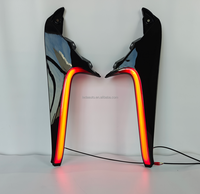 Pièces automobiles de mise à niveau, feux de jour DRL, accessoires de voiture, feux de pilier pour Rav4 19-23, pare-chocs arrière, feu arrière LED avec lentille rouge