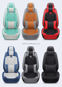 Housses de Siège <span class=keywords><strong>Auto</strong></span> Jeep de Luxe Designer, Protection Universelle, Accessoires Intérieurs Automobile en Cuir PVC, Sécurité, Noir Girly - Product Image 2