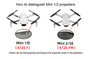 DJI Mavic MINI2プロペラ用オリジナルオレンジエッジ<span class=keywords><strong>2</strong></span>/4KプロペラMavicMINISEブレード4726Fウィングアクセサリー - Product Image 2