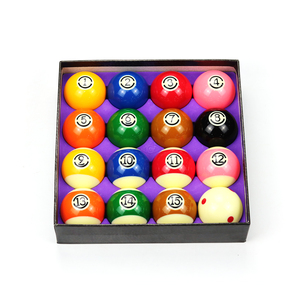 Venta al por Mayor de Fábrica, <span class=keywords><strong>Bolas</strong></span> de <span class=keywords><strong>Billar</strong></span> y <span class=keywords><strong>Pool</strong></span> de Resina de Primera Calidad, Tamaño 2-1/4'', Duraderas, Brillantes, Nuevas, en Oferta, Caja de 16 Piezas - Product Image 2