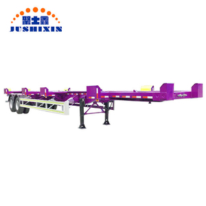 2 de 3 ejes de bajo precio 20ft 40ft chasis esqueleto Puerto semi remolque contenedor - Product Image 2