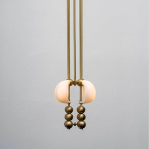 Lustre Appareil d'éclairage suspendu ovale LED E27 pour chambre d'hôtel et salon - Product Image 3