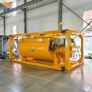 Small Self-Loading Twin Shaft <b>Concrete</b> Mixer Ready-Mixed Horizontal Industrial <b>Machine</b> for Manufacturing Plants Engine Core - Product Image 1