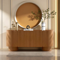 Buffet de rangement de luxe en bois massif à 6 tiroirs, meuble TV pour salon, armoire de rangement pour la maison