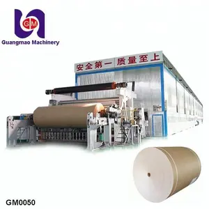 Máquina de fabricação de papel da placa cinza duplo, nova linha de produção chinesa do papel de embutir preço da máquina