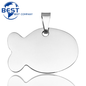 2023 Promotion personnalisée collier gravure Laser <span class=keywords><strong>Code</strong></span> Logo métal nom/identification/animaux domestiques chien étiquette - Product Image 6