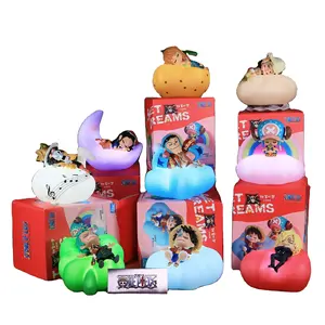 MB1 Japan one pieces small night light luminous blind box Nautical King hand do car decoration piece sweet dream