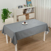 Nappe en PVC RNPT Beige Nacré Imperméable Housse de Table en Vinyle Facile à Nettoyer Protection pour Table à Manger