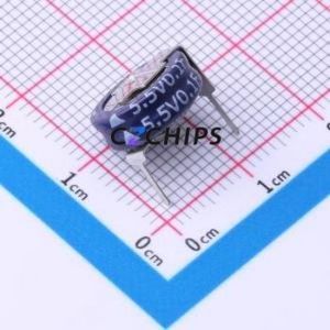 Supercondensateur SE-5R5-D104VYH3E, composant traversant (THT), condensateur 0,1F -20%~+100% 5,5V 50Ohm@1kHz - Product Image 1