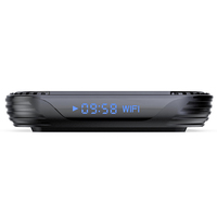 Meilleur lecteur multimédia intelligent 2026 HK1RBOX X4S avec processeur S905X4, 4 Go de RAM, 32 Go de ROM, Android 11, Wi-Fi double bande 2.4G+5G, 4K, télécommande vocale Bluetooth HD