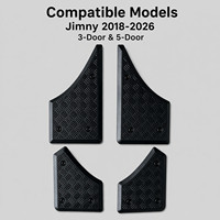Accessoires Suzuki Jimny : Kit de garnitures d'angle d'aile pour JB64 JB74 JC74 3 portes 5 portes MKD Offroad