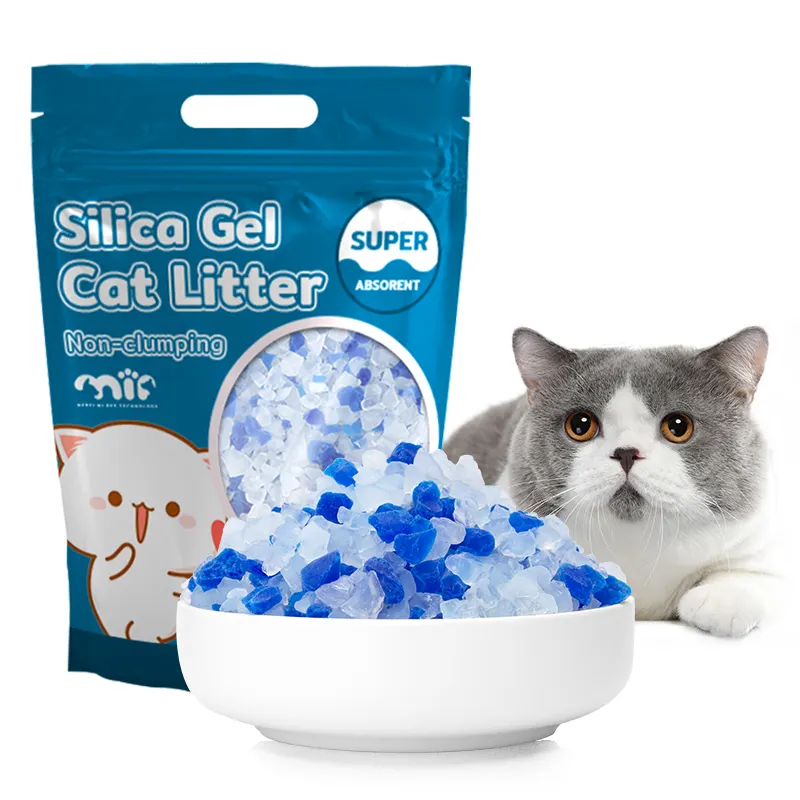 OEM ECO 고양이 쓰레기 모래 도매 탈취 쉬운 청소 실리카 젤 고양이 쓰레기