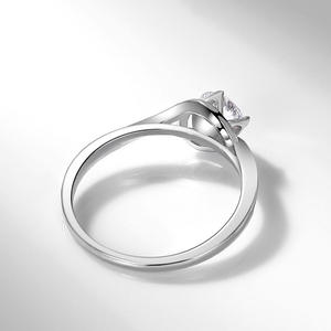 Baguette Glace Pilée Lien Cubain Mossanite Mens Eternity Band 14k Plaqué Or Bague Hip Hop En Argent Sterling Pour Hommes - Product Image 4