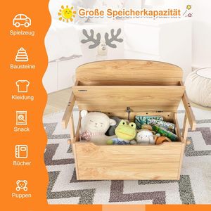 Meubles pour enfants, table d'activités en bois, banc, <span class=keywords><strong>coffre</strong></span> à jouets, 60 x 34 x 57 cm, groupe de sièges, espace de rangement, chaise pour enfant - Product Image 2