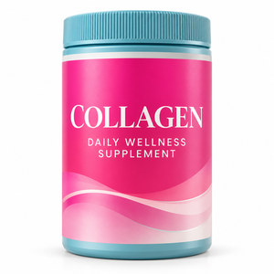 <b>Collagen</b> <b>Peptides</b> <b>Powder</b> Private Label Original Flavor Canister Health Supplement OEM ODM Manufacturer - Product Image 1