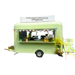 Quiosco de Comida Rápida y Bebidas para Exteriores, Puesto de Venta Móvil con Forma de Cámara - Product Image 4