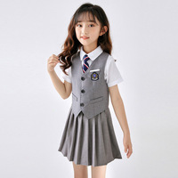 Conjunto de uniforme de escuela primaria de reserva para primavera otoño disfraz de graduación de jardín de infantes uniforme de clase para niños