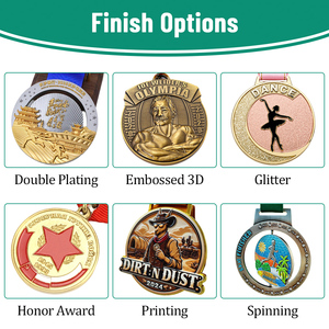 Ensembles de médailles personnalisées en puzzle, médailles de sport imbriquées, médailles en métal pour marathon, prix de compétition, souvenir, faible MOQ, réponse rapide - Product Image 2