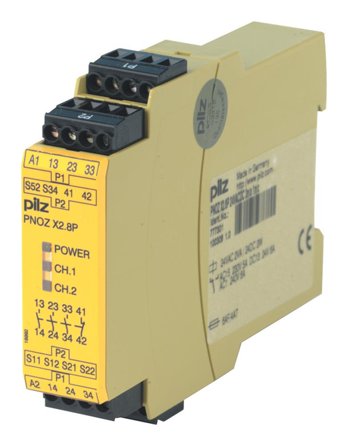 New Original 777301 Auxiliary Contacts Safety Relay 24V ac/dc, Dual-Channel 3 Safety Contacts