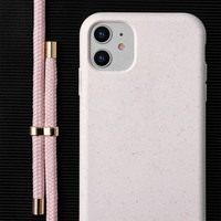 Étui de téléphone antichoc en TPU souple de haute qualité, style Ins, avec cordon réglable pour port croisé, personnalisable avec logo, pour collier ou tour de cou