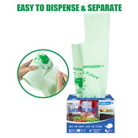 Sac poubelle compostable pour maison écologique, 1 gallon, sac en plastique jetable, sac poubelle de 130l 60l, biodégradable, sacs à déchets, sacs à ordures