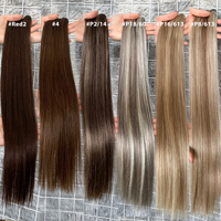 Alibaba Meilleures Ventes Armure de Cheveux Humains Vierges Colorés Extension Trame Pour Les Femmes Blanches