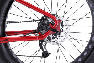 새로운 모델 26 인치 성인 9 속도 알루미늄 프레임 4.9 "큰 타이어 뚱뚱한 자전거 - Product Image 6