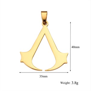Pendentif Assassin en Acier Inoxydable de Haute Qualité pour la Vente en Gros, Idéal pour la Création de Colliers, Porte-clés et Accessoires de Bijoux DIY - Product Image 4