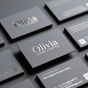 Manufacturer Wholesale Luxury Wedding Small Business Greeting Graduation Foil Stamp Black Custom Logo Thank You Card
