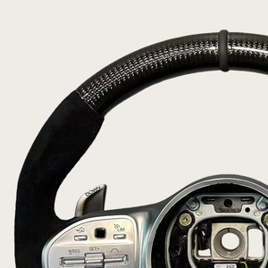 Carbon-Lenkrad Passend für Mercedes Benz W205 C63 W213 E63 G63 GLS63S GLA45 A45 E43 <span class=keywords><strong>G55</strong></span> G63 W204 W223 - Product Image 3
